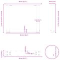 vidaXL Nohy konferenčného stolíka v tvare U, 2 ks, prírodná oceľ, 40 x (30-31) cm, oceľ
