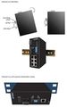 Planet switch IGS-801M, 8X 1000BASE-T, DIN, IP30, -10 AŽ 60°C, ESD+EFT DO 6KV, WEB/SNMP, VLAN, STP