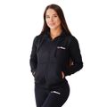 Dámska mikina Zipper Hoodie Black - GymBeam, veľkosť S, 65% bavlna, 35% polyester