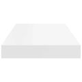 vidaXL Plávajúce nástenné police 4 ks, biele 50x23,5x3,8 cm, MDF