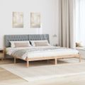 vidaXL Rám postele s čalúneným čelom Hnedá 200 x 200 cm
