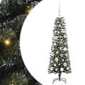 vidaXL Umelý vianočný stromček Zelená 120 cm PVC, plast a oceľ