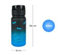 Tritanová fľaša pre deti Gradient Batman Blue 350 ml