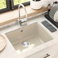 vidaXL Drez 80% Kvárc a 20% Živica 530 x 460 mm Béžová