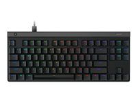 Klávesnica - TKL - podsvietenie - USB - QWERTZ - česká - klávesový spínač: GL Tactile - čierna