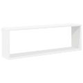 vidaXL Nástenné police 4 ks, biele 80x15x26,5 cm, kompozitné drevo