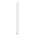 vidaXL Nohy barového stola v tvare U, 2 ks, biele, 50 x (100-101) cm, oceľové