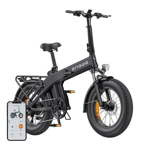 Elektrický bicykel ENGWE EP-2 3.0 BOOST 250 W s 20-palcovými kolesami (čierny)