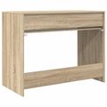 vidaXL Stôl so zásuvkou Sonoma dub 100 x 50 x 78 cm Konštruované drevo