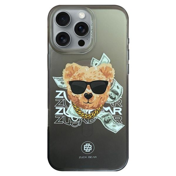 Nakladka Zuck Bear Harold Magsafe do Iphone 16 Pro Max black TTT