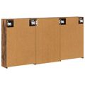 vidaXL Set kabinetov do kúpeľne 3 ks 126 x 16 x 62.5 cm