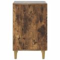vidaXL Nočný stolík Dymový dub 43 x 41 x 66,5 cm Kompozitné drevo