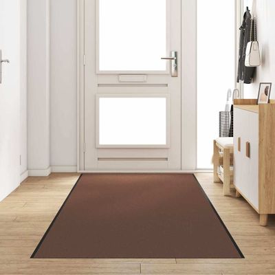 vidaXL Rohož Hnedá a čierna 120 x 400 cm 100% polyamid