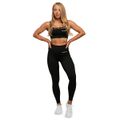 Dámske legíny Breeze Black - BeastPink, veľkosť XS, 75 % nylon, 25 % elastane