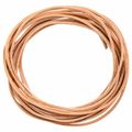 vidaXL Kožený remienok 1 Svetlohnedá 200 x 0,3 cm Koža