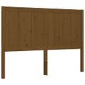 vidaXL Rám postele s čelom medovohnedý 140x190 cm masívne drevo