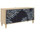 vidaXL TV skrinka DOKKUM 102 x 33 x 50 cm Sonoma Kompozitné drevo