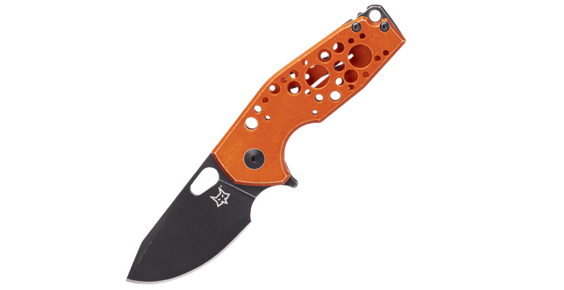 FOX Knife FX-526 ALO Suru Alluminium Orange vreckový nôž 6 cm, čierna, oranžová, hliník