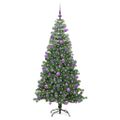 vidaXL Vianočný stromček Zelená 240 cm PVC