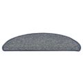 vidaXL Kobercové nášľapy na schody 15 ks modré 56x17x3 cm