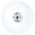 vidaXL Industriálna závesná lampa 25 W biela mangovník 52 cm okrúhla E27