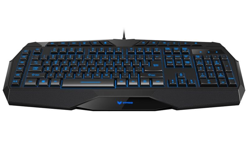 RAPOO VPRO herná klávesnica V52/ podsvietená/ drátová/ USB/ čierna/ CZ+SK layout Klávesnica, herná, drátová, mechanická, podsvietená, USB, CZ+SK layout, čierna