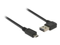 Kábel EASY-USB 2.0 Type-A samec zahnutý ľavý