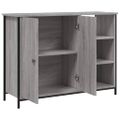 vidaXL Komoda sivá sonoma 100x33x75 cm kompozitné drevo
