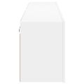 vidaXL TV skrinky nástenné 2 ks biele 80x30x41 cm