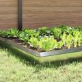vidaXL Slimákové zábrany 12 ks 100 x 3,5 x 25 cm Pozinkovaná oceľ