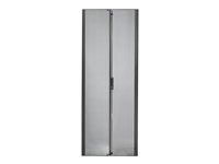 Dvere regálu - čierna - 48U - pre NetShelter SX