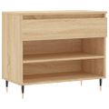 vidaXL Botník dub sonoma 70x36x60 cm spracované drevo