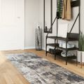 vidaXL Prateľný koberec viacfarebný 80x300 cm