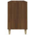 vidaXL Botník hnedý dub 102x36x60 cm spracované drevo