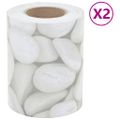 vidaXL Ochranné pásy proti hmyzu, mramorový vzhľad, sivé, 70x0,19 m, PVC