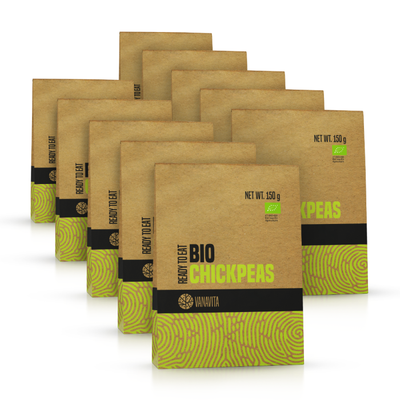 BIO Cícer - Pripravené na konzumáciu - VanaVita, 10 x 150 g