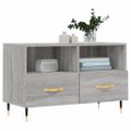 vidaXL TV skrinka sivý dub sonoma 80x36x50 cm spracované drevo