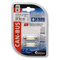 Žiarovka 6 LED SMD 12V suf.10X39 SV8.5 NOVÝ-CAN-BUS biela 2 kusy