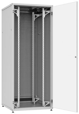 SOLARIX Rozvaděč LC-50 24U, 800x800 RAL 7035, skleněné dveře Rozvadec, stojanový, 19", výška 24U, 800×800, nosnost 1000kg, složený, šedý