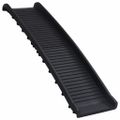vidaXL Skladacia rampa pre psa čierna 155,5x40x15,5 cm