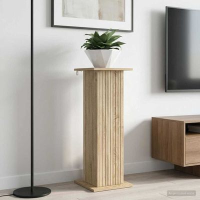 vidaXL Stojan na rastliny Dub sonoma 30,5 x 30 x 80,5 cm