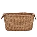 vidaXL Košík na palivové drevo s rúčkami 56x40x28 cm, prírodná vŕba