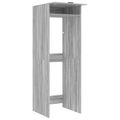 vidaXL Kabinet na práčku s úložiskom Sivý Sonoma 67,5 x 68 x 200 cm