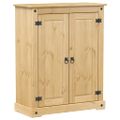 vidaXL Botník Corona 86x38,5x108 cm borovicový masív