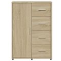vidaXL Komody 2 ks dub sonoma 60x31x84 cm kompozitné drevo