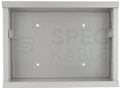Kovový rozvádzač montážna skriňa 540x400x180 mm TPR-3U, chrbát plech, lesklá biela Kovový rozvádzač montážna skriňa 540x400x180 mm TPR-3U, chrbát plech, lesklá biela