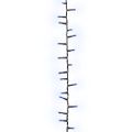 vidaXL Kompaktná LED reťaz, 400 diód, modrá 13 m, PVC