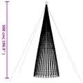 vidaXL LED vianočný stromček 1544 LED teplá biela 500 cm