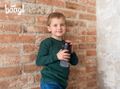 Tritanová fľaša pre deti Gradient Vlk 350 ml