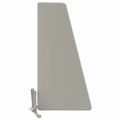 vidaXL Podložka na operadlo SOEST 100% polyester Sivá 120 x 20 x 40 cm
